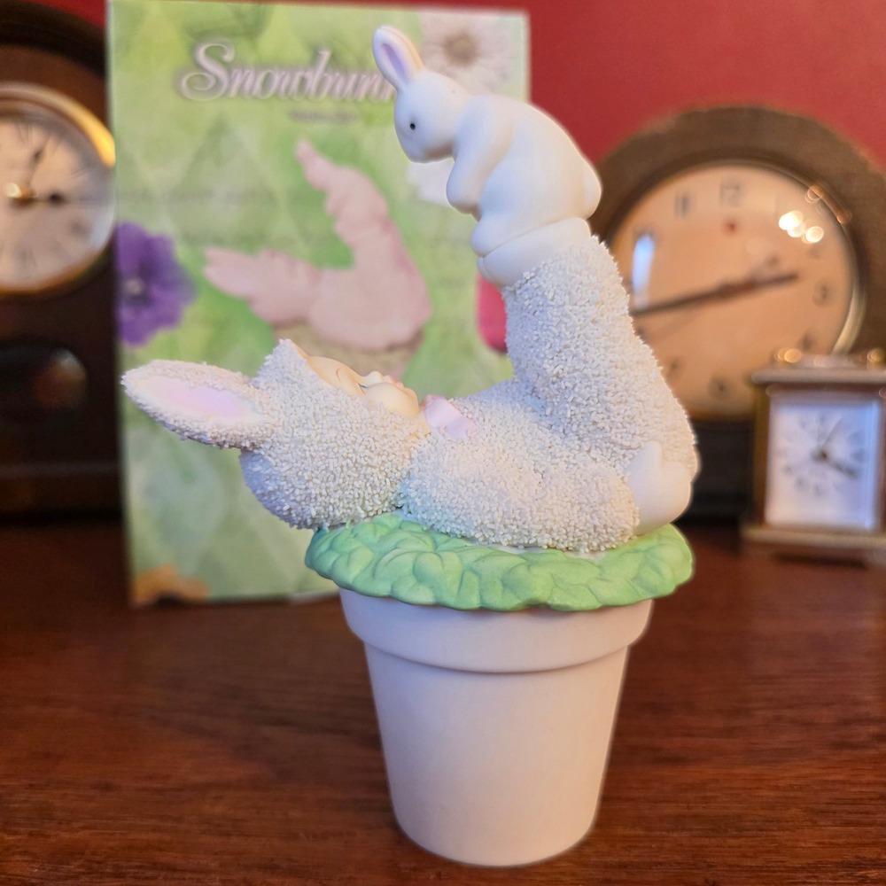 DEPARTMENT 56‎ Snowbunnies Airplane Ride Collectible Figurine Vintage 2000 BOXED